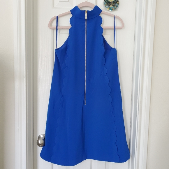 Ted Baker Torrii Halter Neck Scallop Tunic Dress - Picture 4 of 12